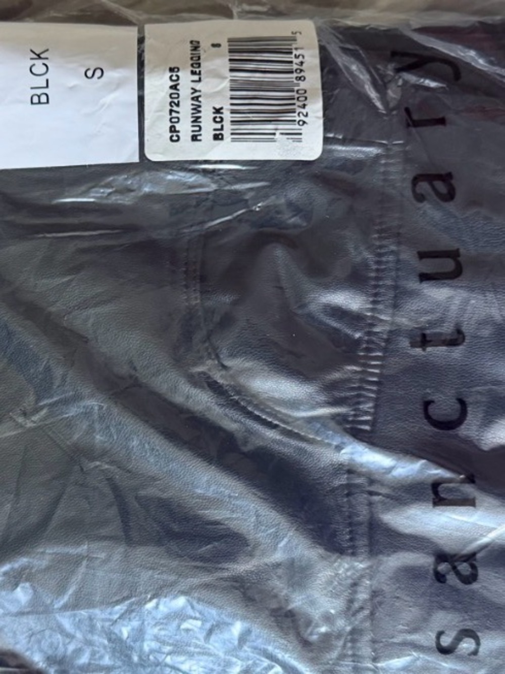 Sanctuary  Black Runway Leggings size small